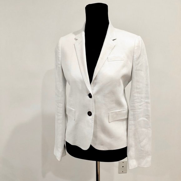 J. Crew Factory Jackets & Blazers - JCrew Factory | White Linen Blazer